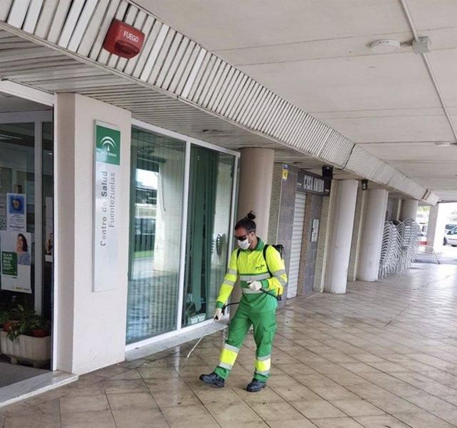 Centro de salud de las Fuentezuelas, en Jaén, lugar de la agresión a una médico.