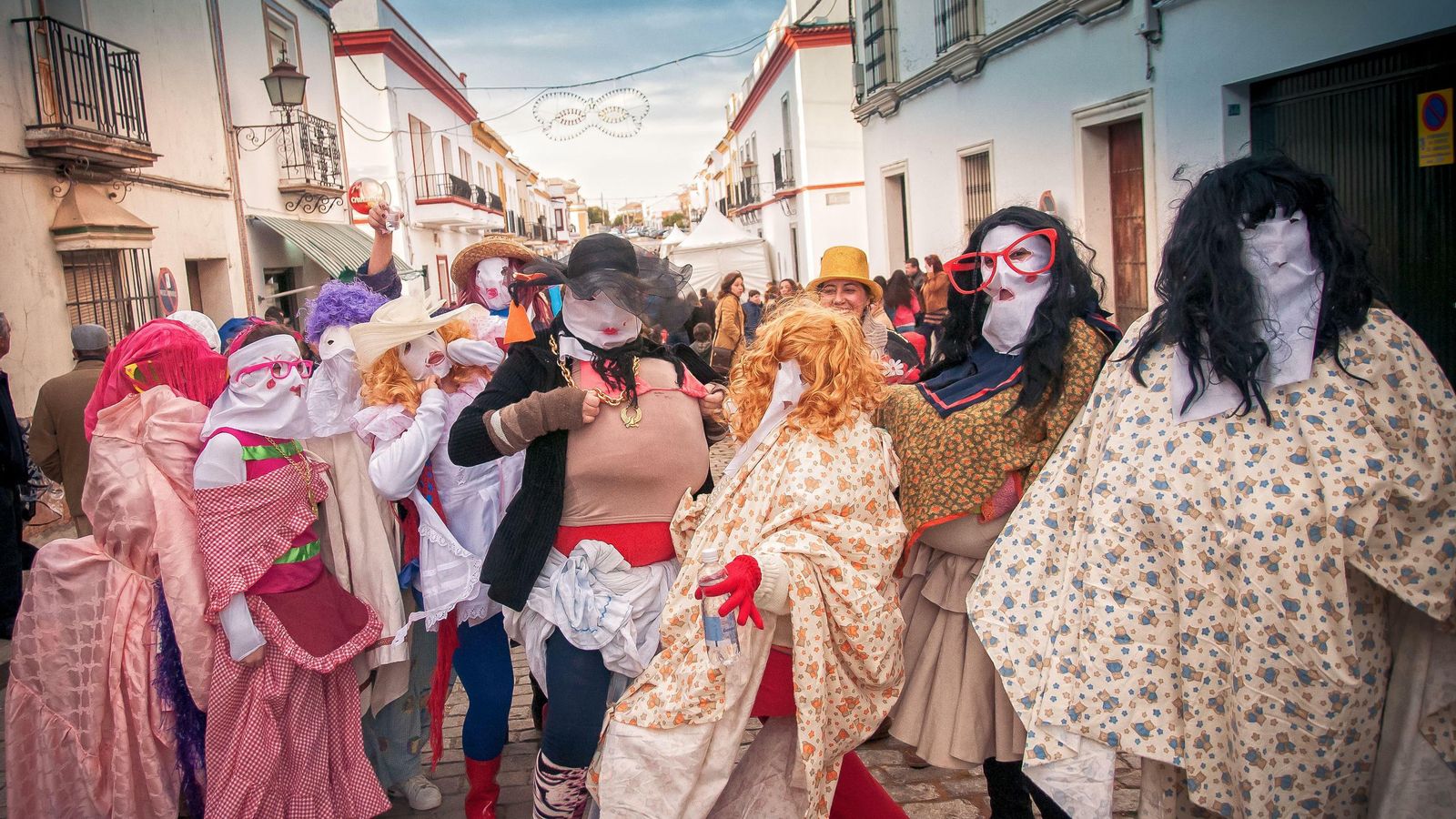 Máscaras fontaniegas del carnaval.
