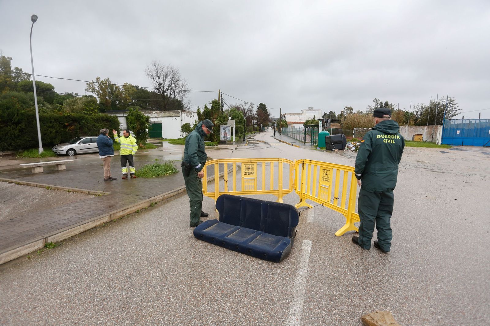 Fotos: Así amaneció el Campo de Gibraltar tras el paso de la borrasca Leonardo