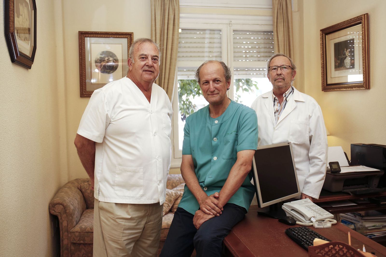 Juan Jesús Duarte, Antonio Fernández y Alejandro Galacho (de izq. a der.).