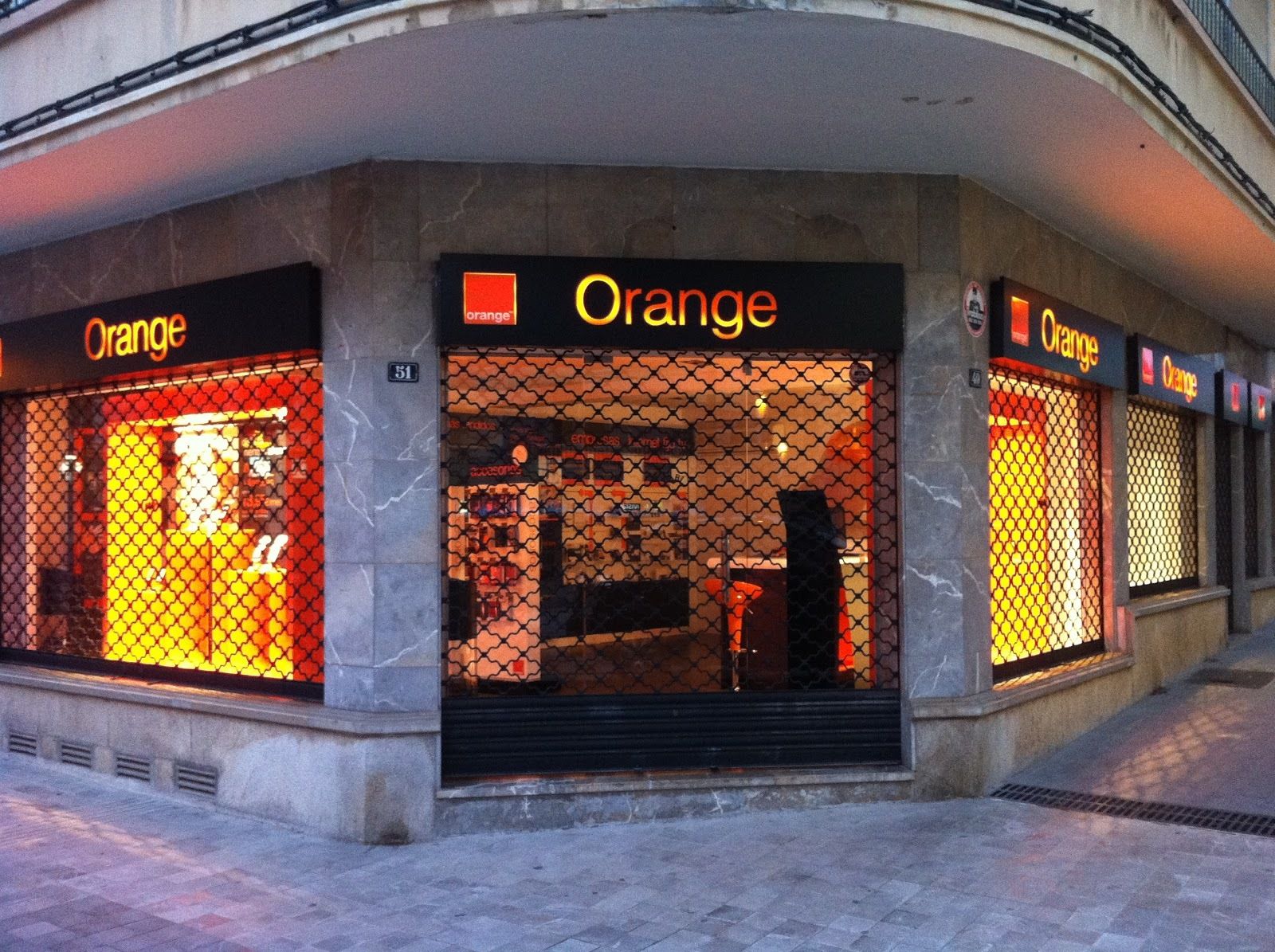 Una tienda de Orange.