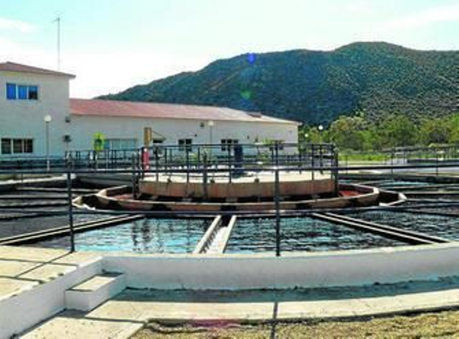 Instalaciones de la depuradora de Galasa en Cuevas del Almanzora.