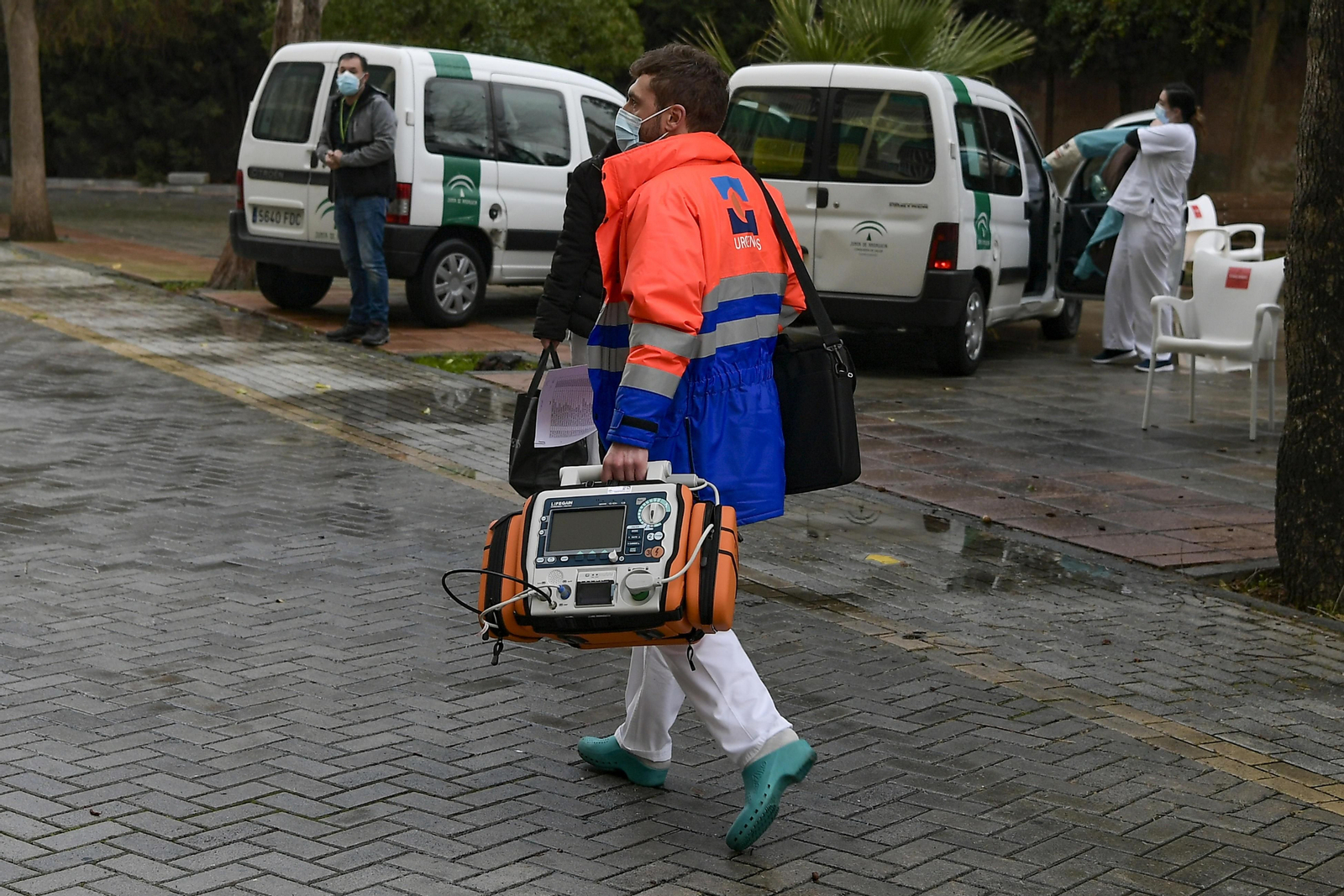 Fotos: segundo día de vacunas en Granada