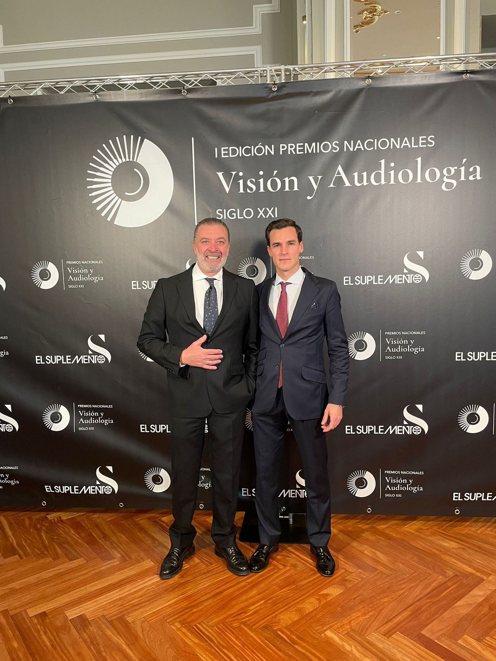 Miguel Sánchez Trigo (Director Comercial de Otoaudio) y Gorka Rodríguez Alday (Audiólogo del Hospital HLA Jerez Puerta del Sur y Gerente Otoaudio).