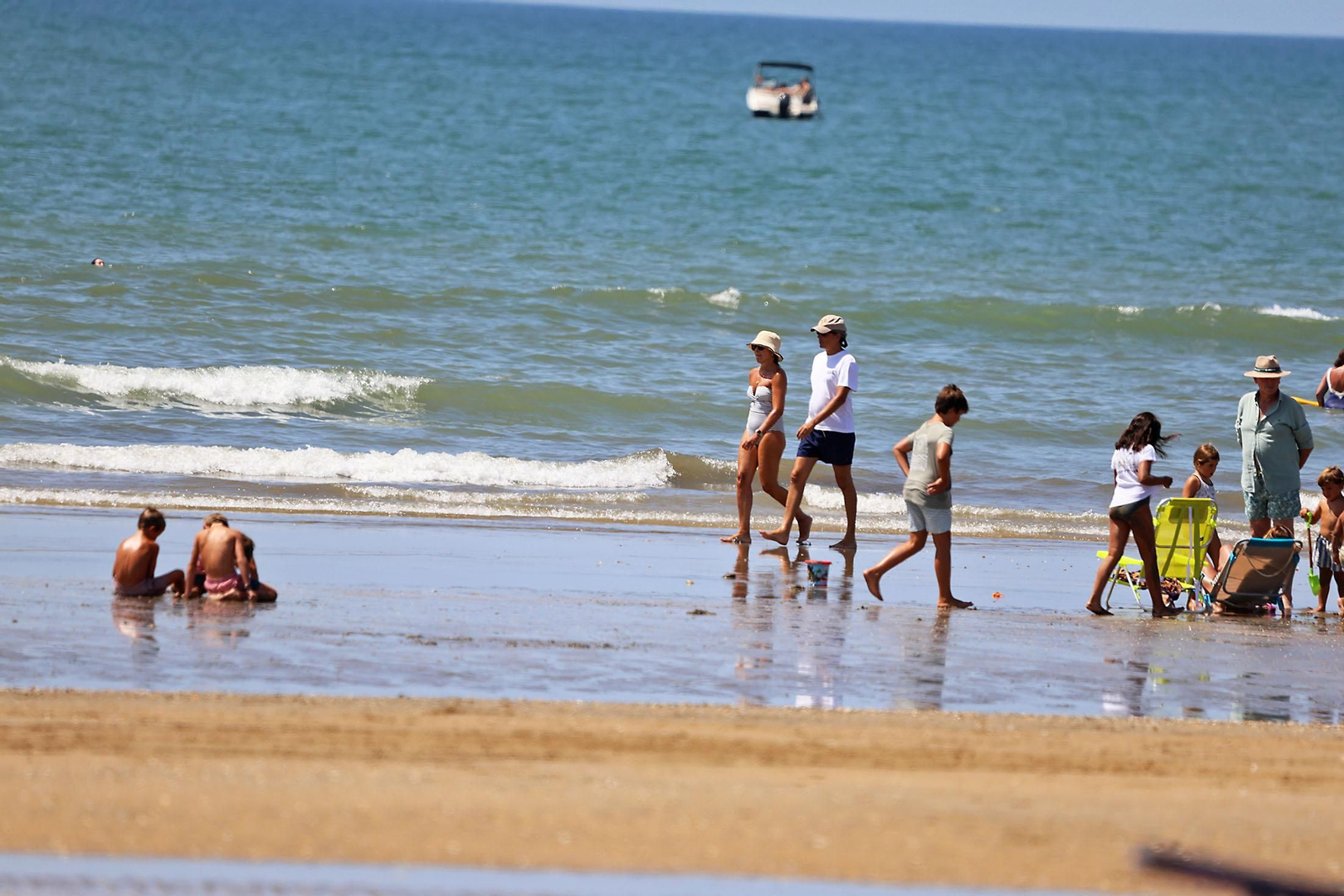 Imágenes de las playas de Huelva en la jornada de sábado