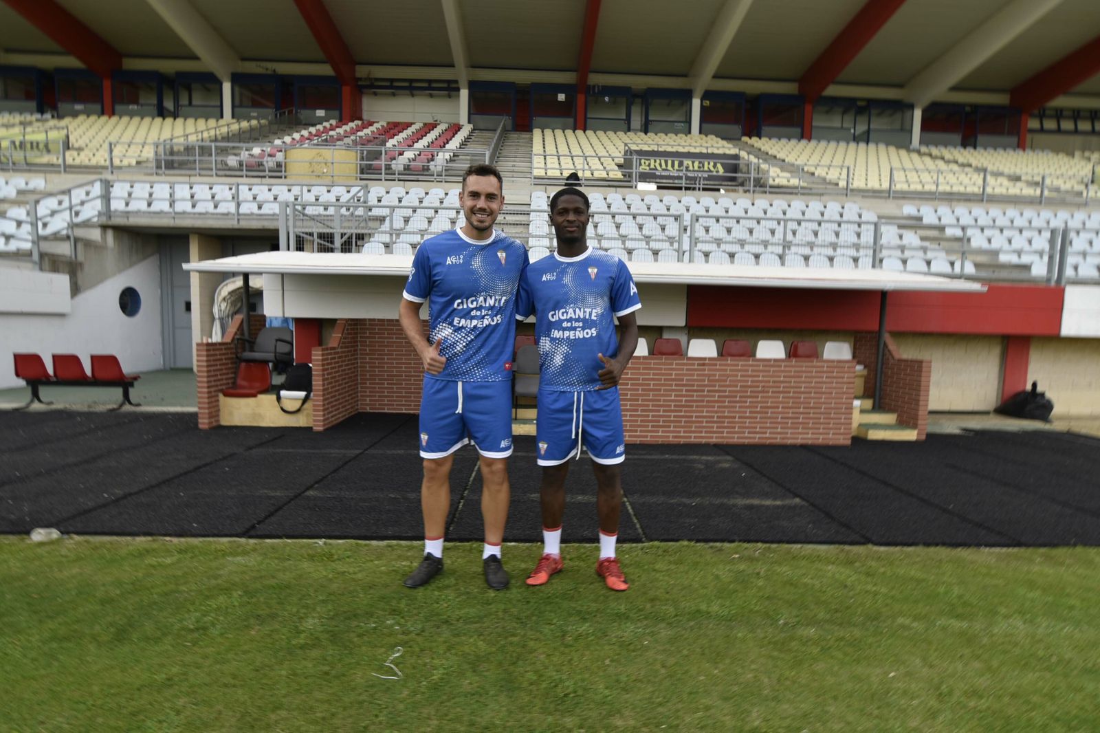 Antonio López y Jardel, por primera vez como algeciristas en el Nuevo Mirador