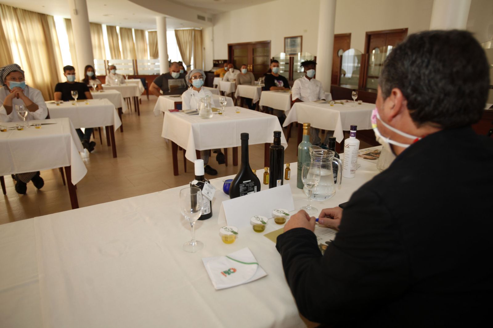 Un momento del foro celebrado en la Escuela de Hostelería de Islantilla