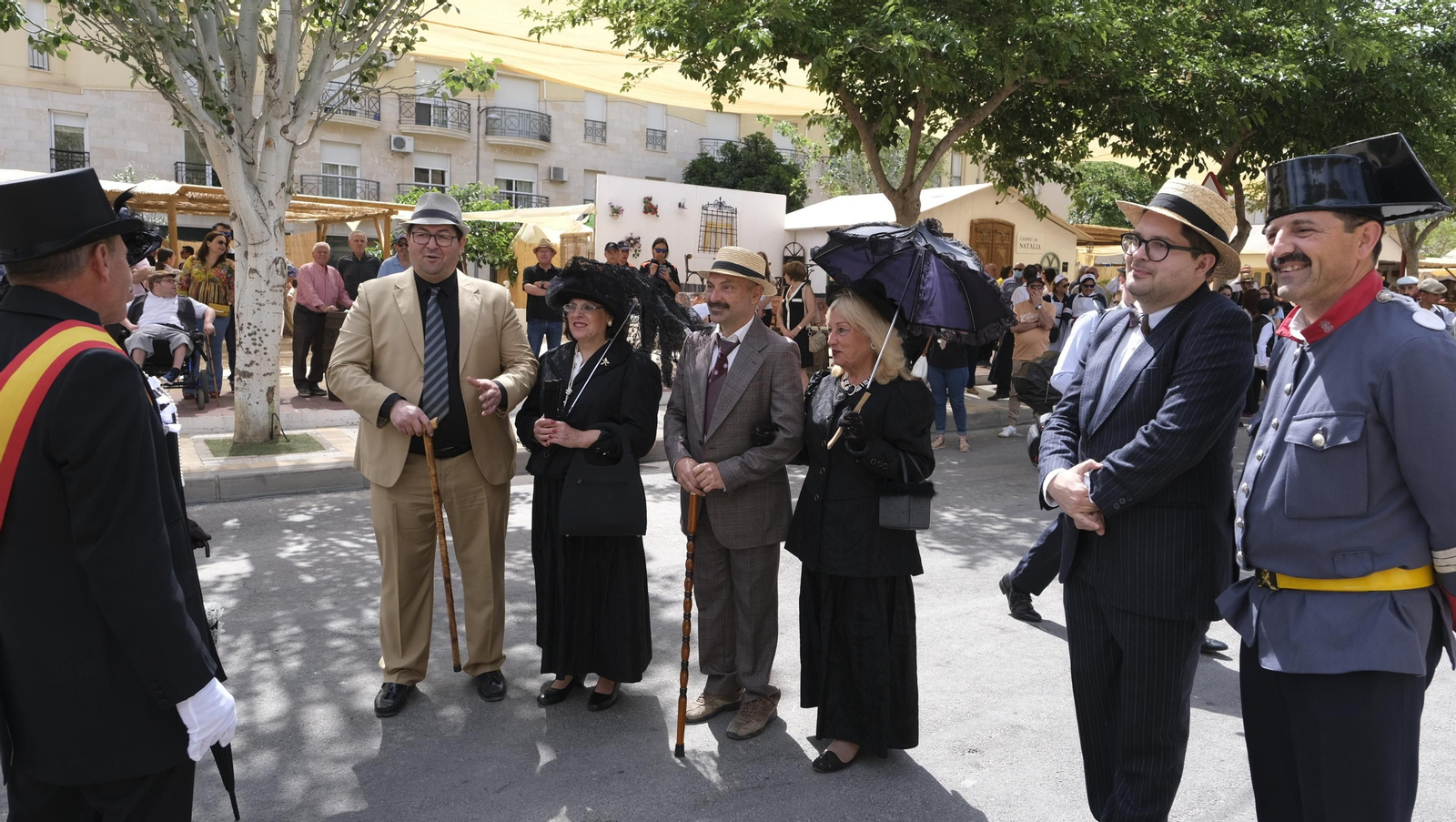 Imágenes de la recreación histórica Canteros y Caciques, en Macael