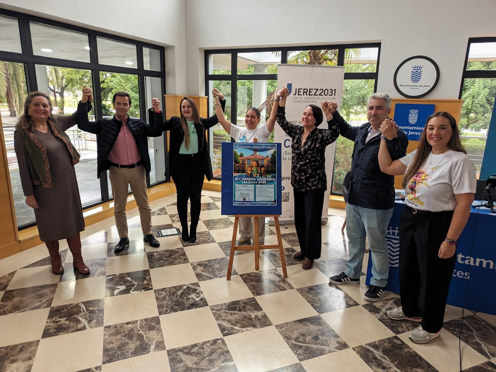 Presentación de la ‘III Carrera Solidaria Valentina, Martín y Diego’.