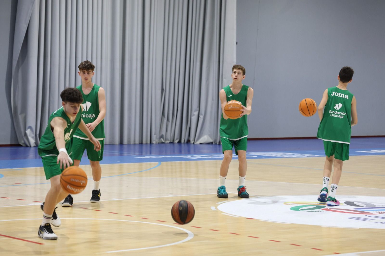Ilusión, sonrisas y nervios en el Unicaja antes de la Minicopa
