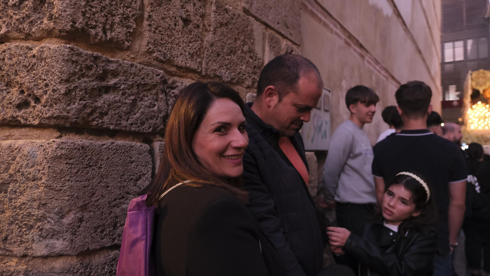 Estudiantes en la Semana Santa de Almería 2025