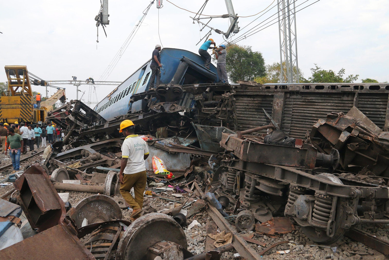 Accidente de tren en la India