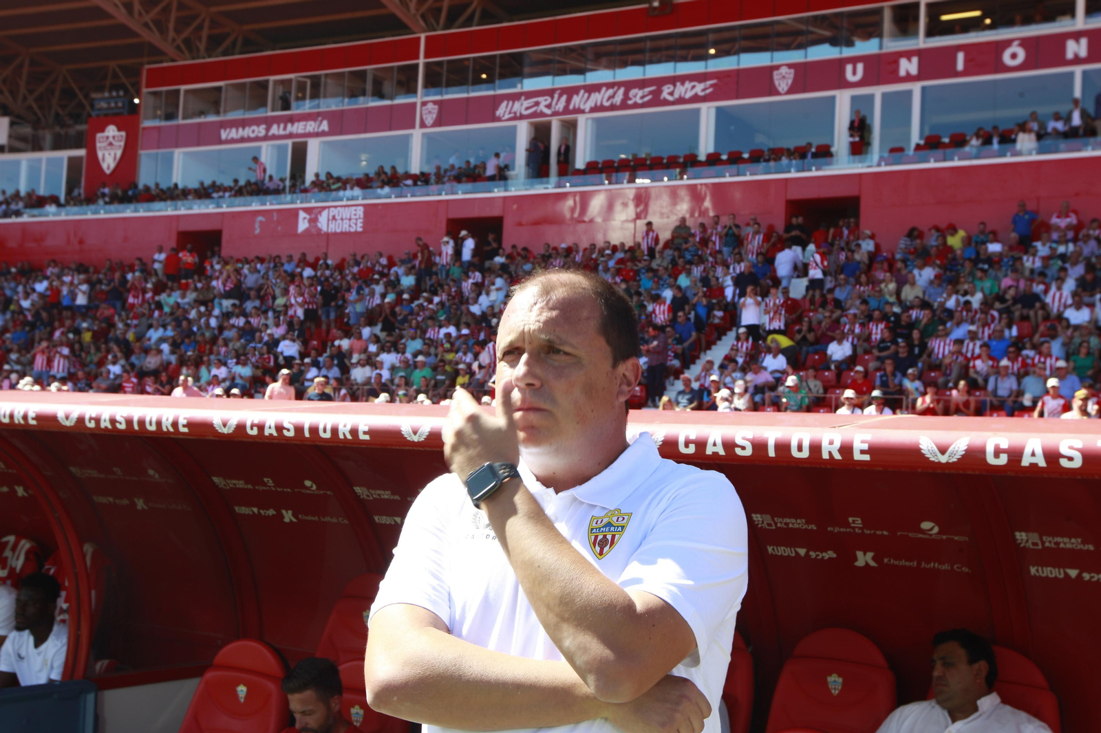 Imágenes del empate a 3 de la U.D. Almería y el Granada C.F.