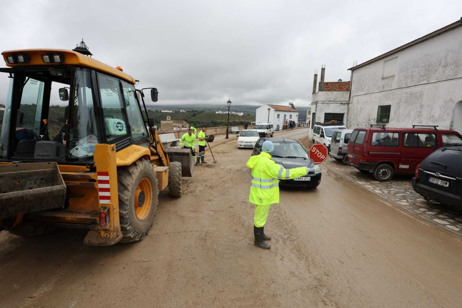 Los destrozos en Setenil tras la riada, en imágenes