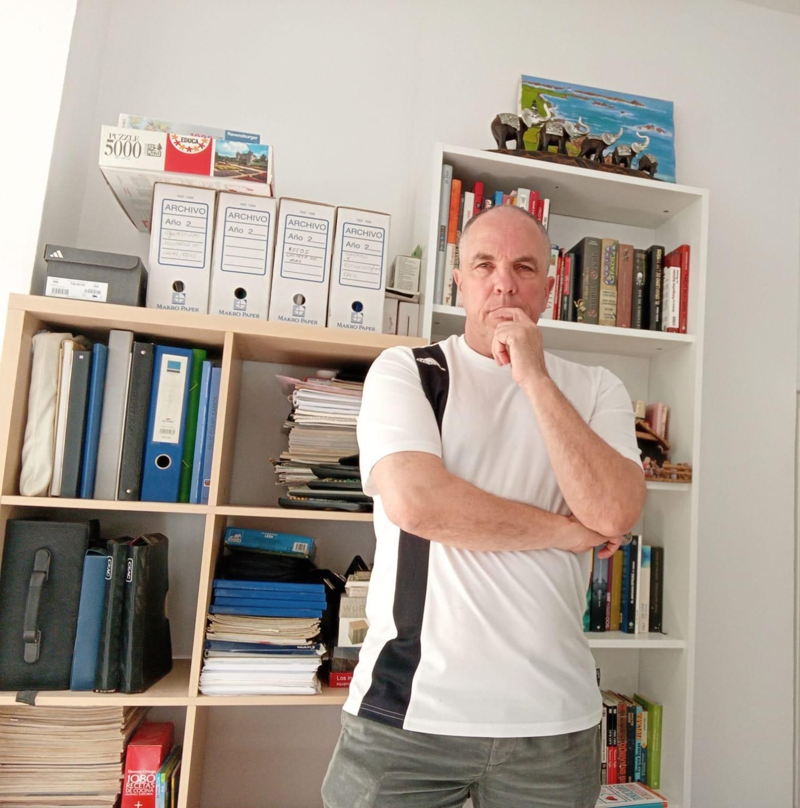 Francisco Hernández, en su residencia en San Fernando