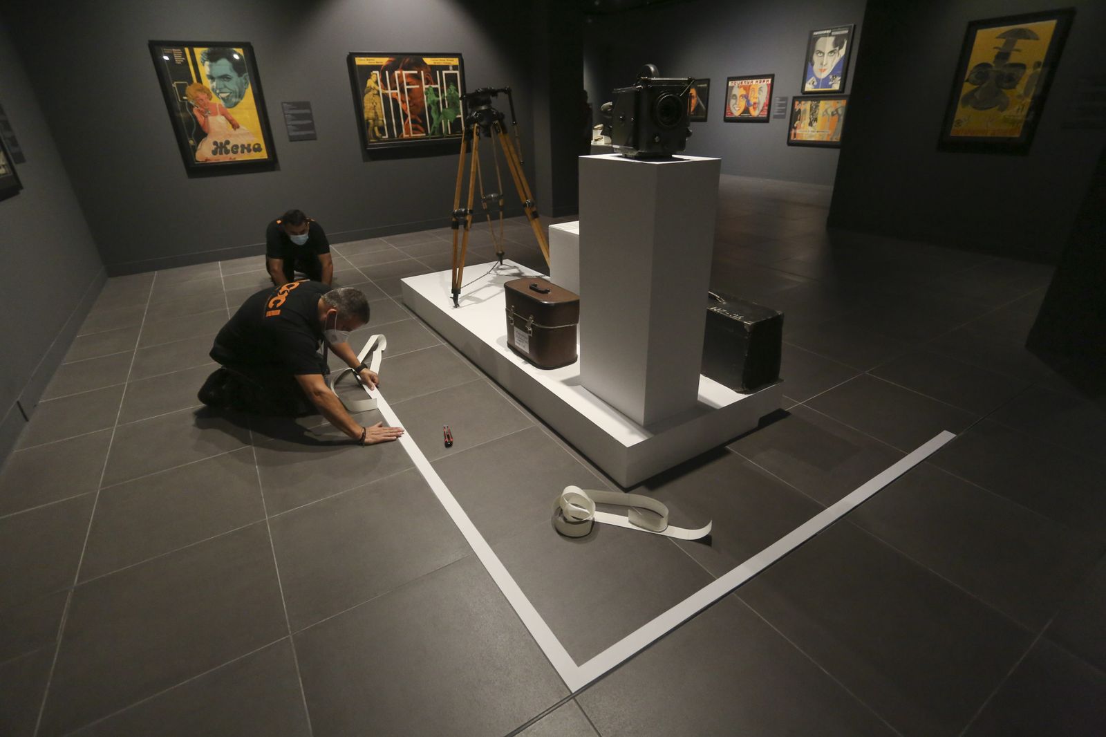 Las fotos del (tímido) reencuentro con los museos en Málaga