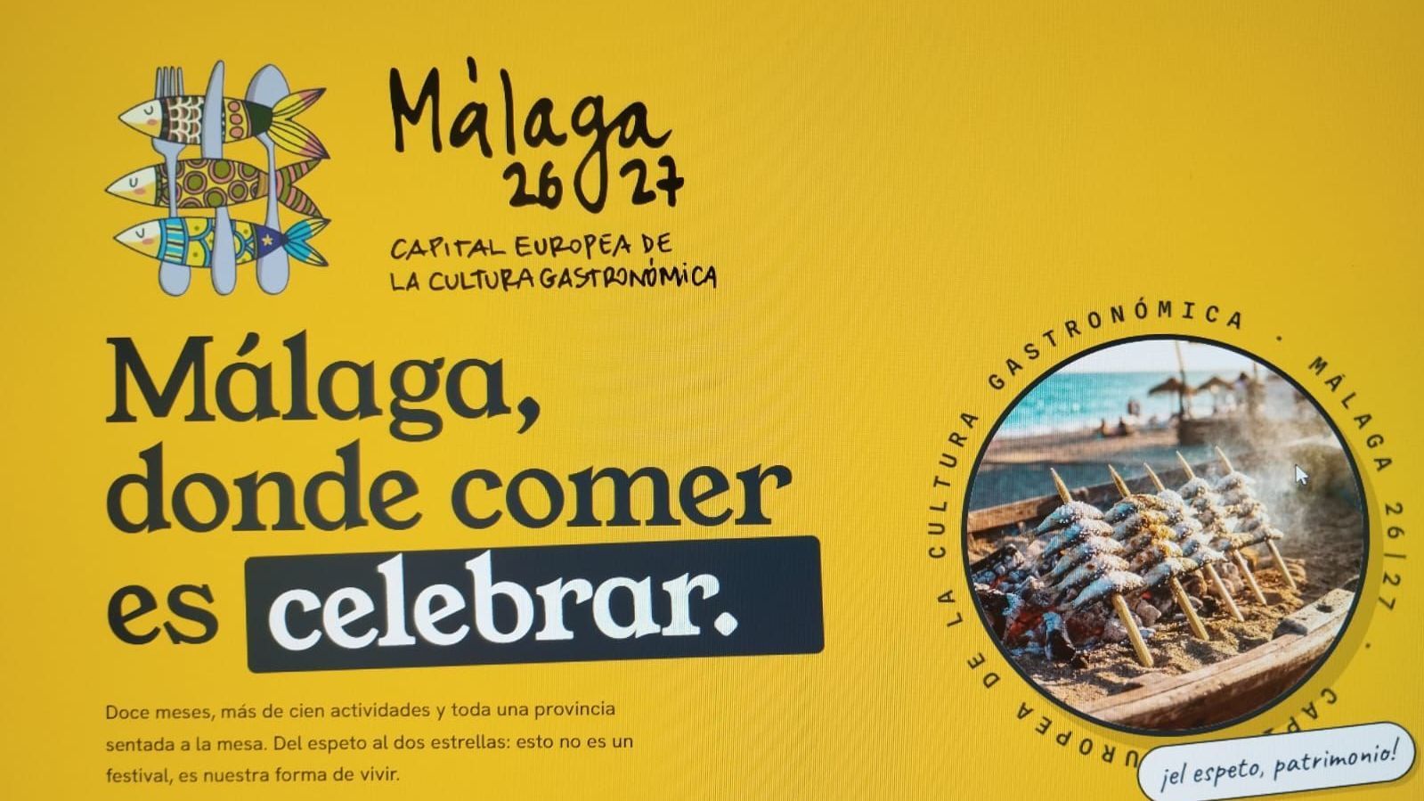 Lanzan una web con rutas de Málaga como Capital Europea de la Cultura Gastronómica