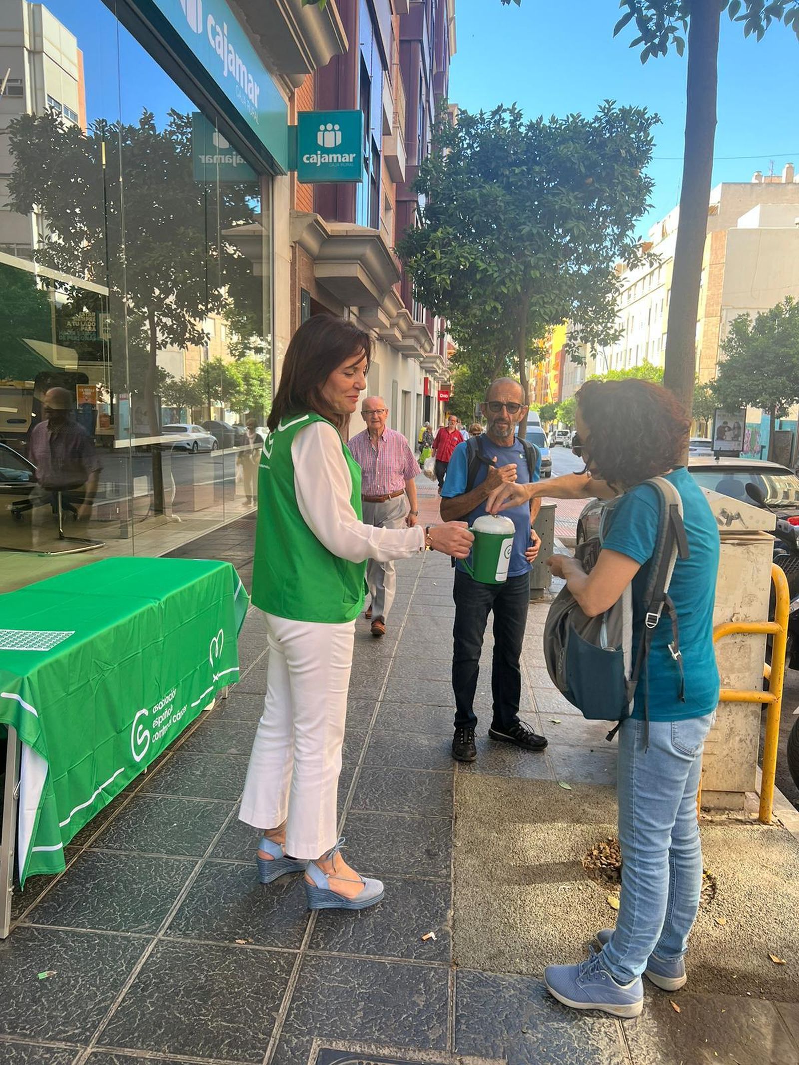 Cuestación anual de la Asociación Española Contra el Cáncer