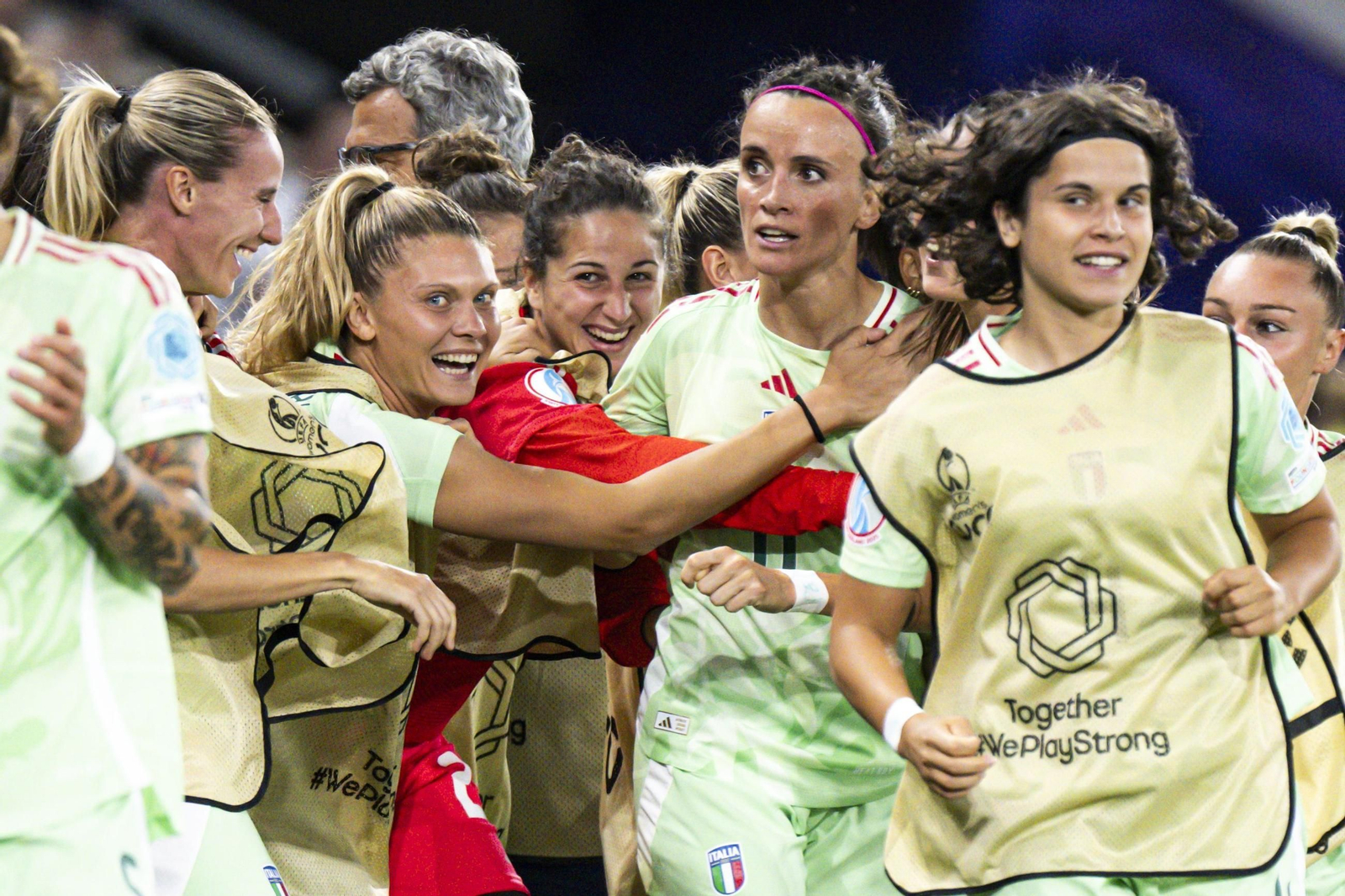 Las imágenes del Inglaterra-Italia