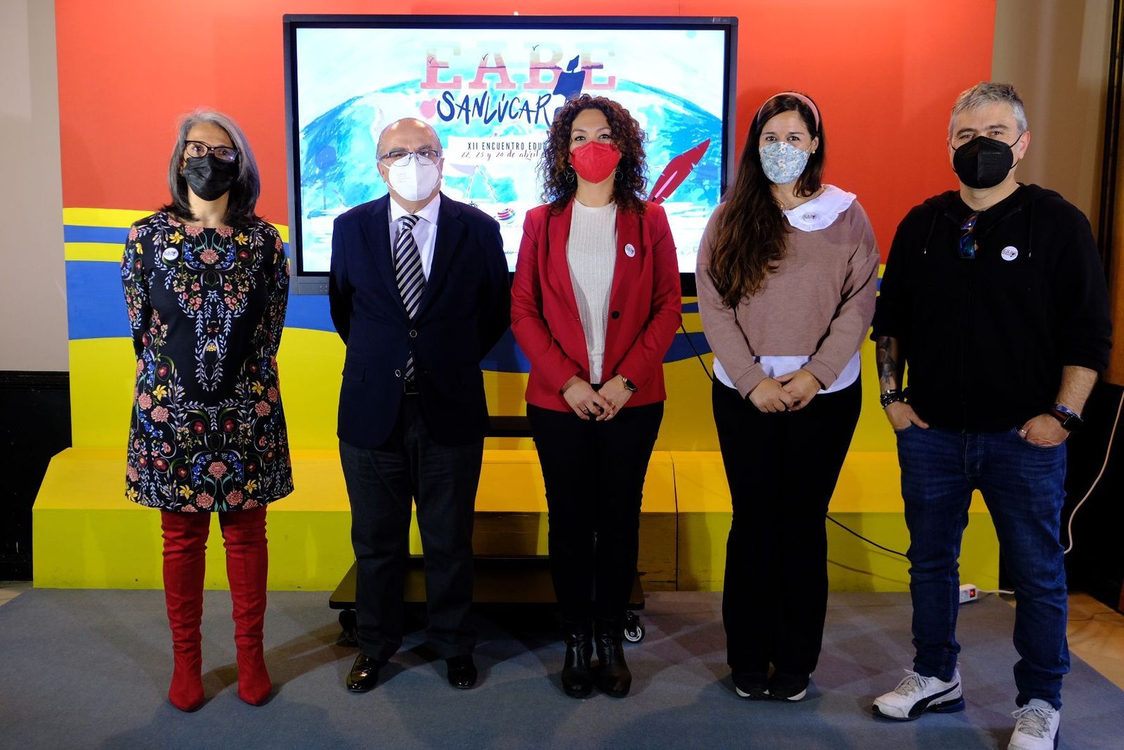 La presentación pública del XII Encuentro Andaluz de Blogs Educativos (EABE) en el Ayuntamiento de Sanlúcar.