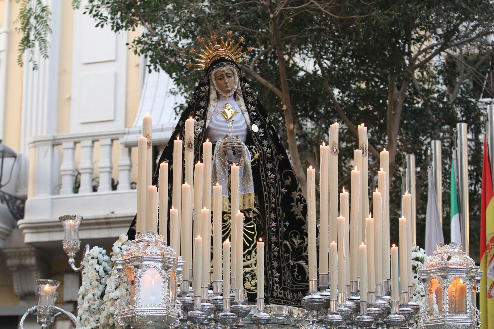 La procesión de Soledad de Almería, en imágenes
