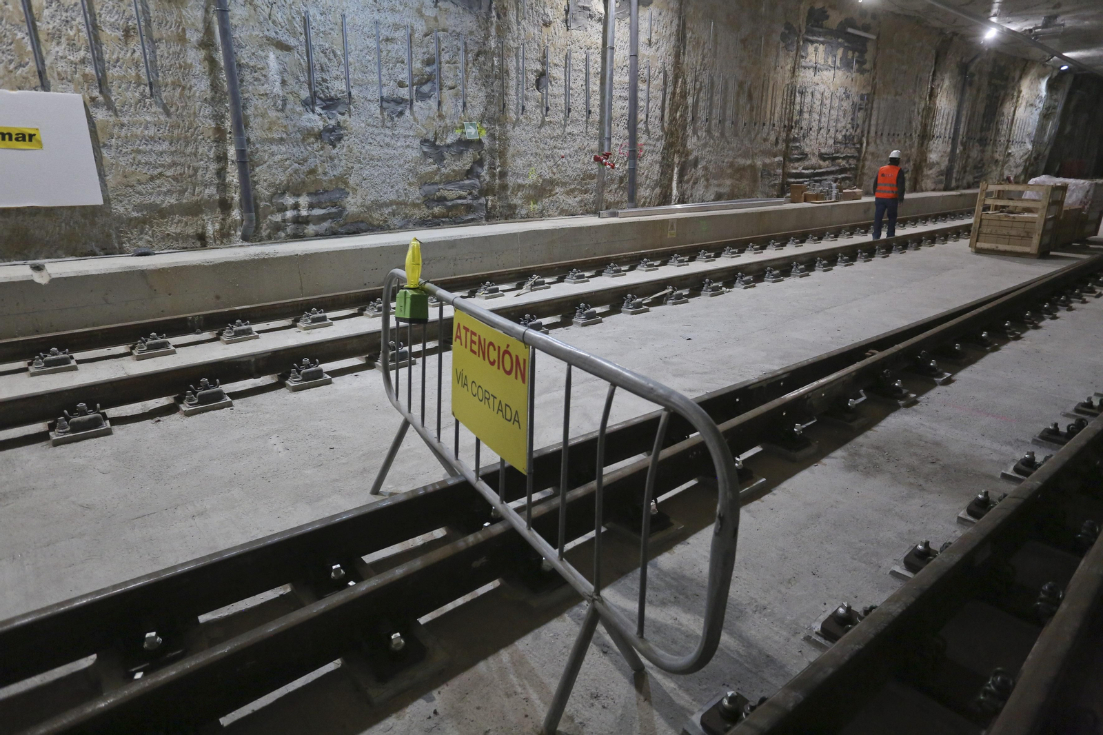 Así avanza el Metro hasta el Centro de Málaga