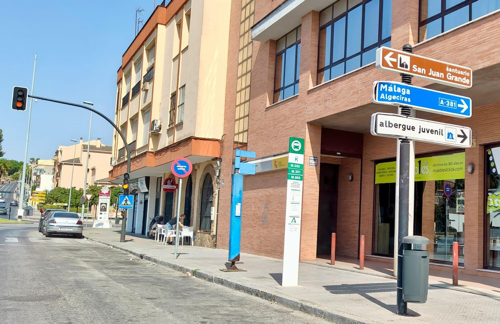 Oficina de empleo de la Junta, en Cuatro Caminos.