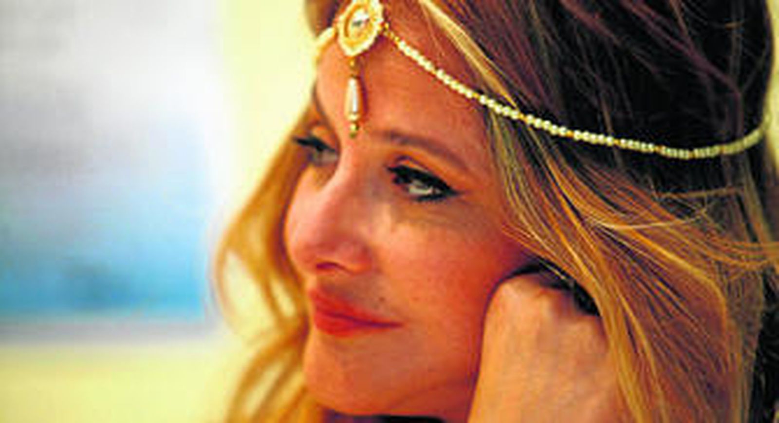 La periodista granadina, durante la presentación de su nueva novela.