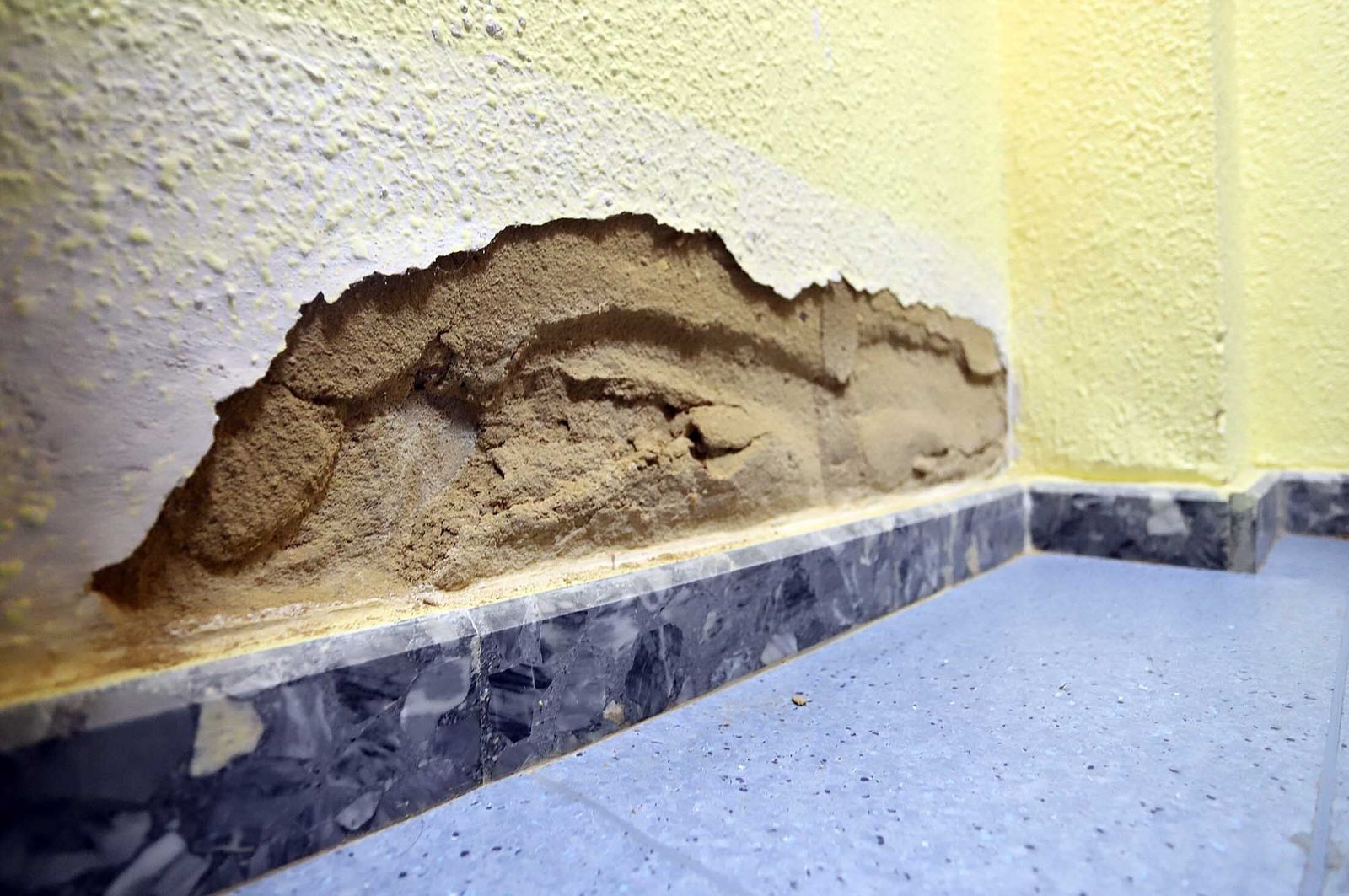 Imágenes del mal estado en el que se encuentra la Unidad de Salud Mental de la Plaza Houston