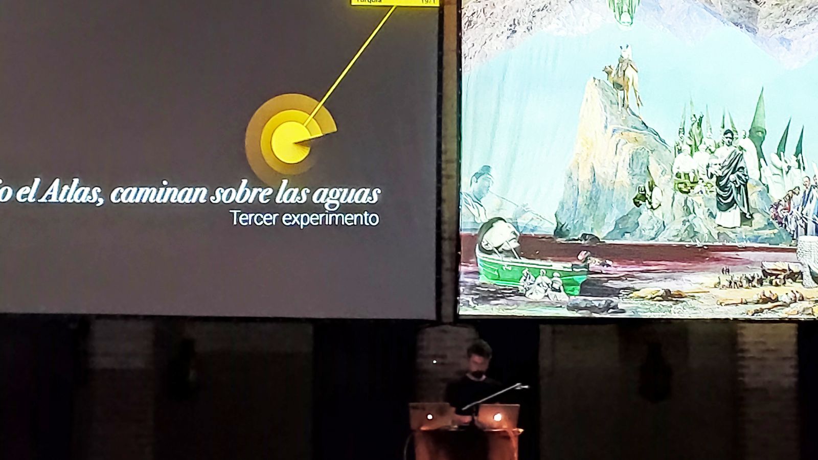 Antropoloops en el Palacio de los Marqueses de la Algaba el pasado 5 de julio.