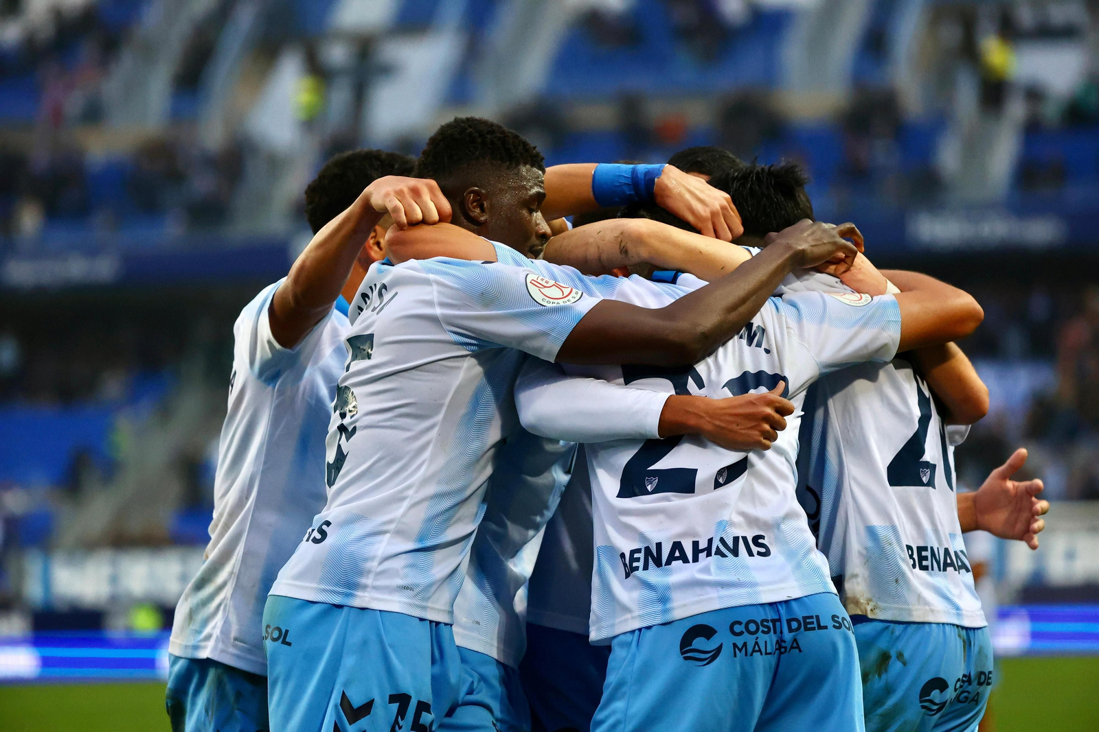 El Málaga CF - Eldense, en fotos