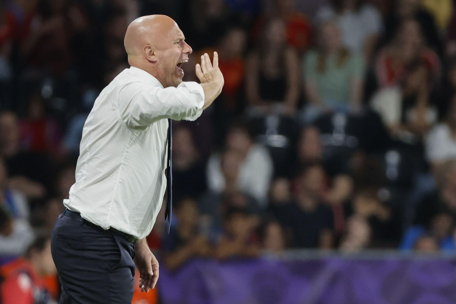 Las fotos del Italia - España de la Eurocopa femenina