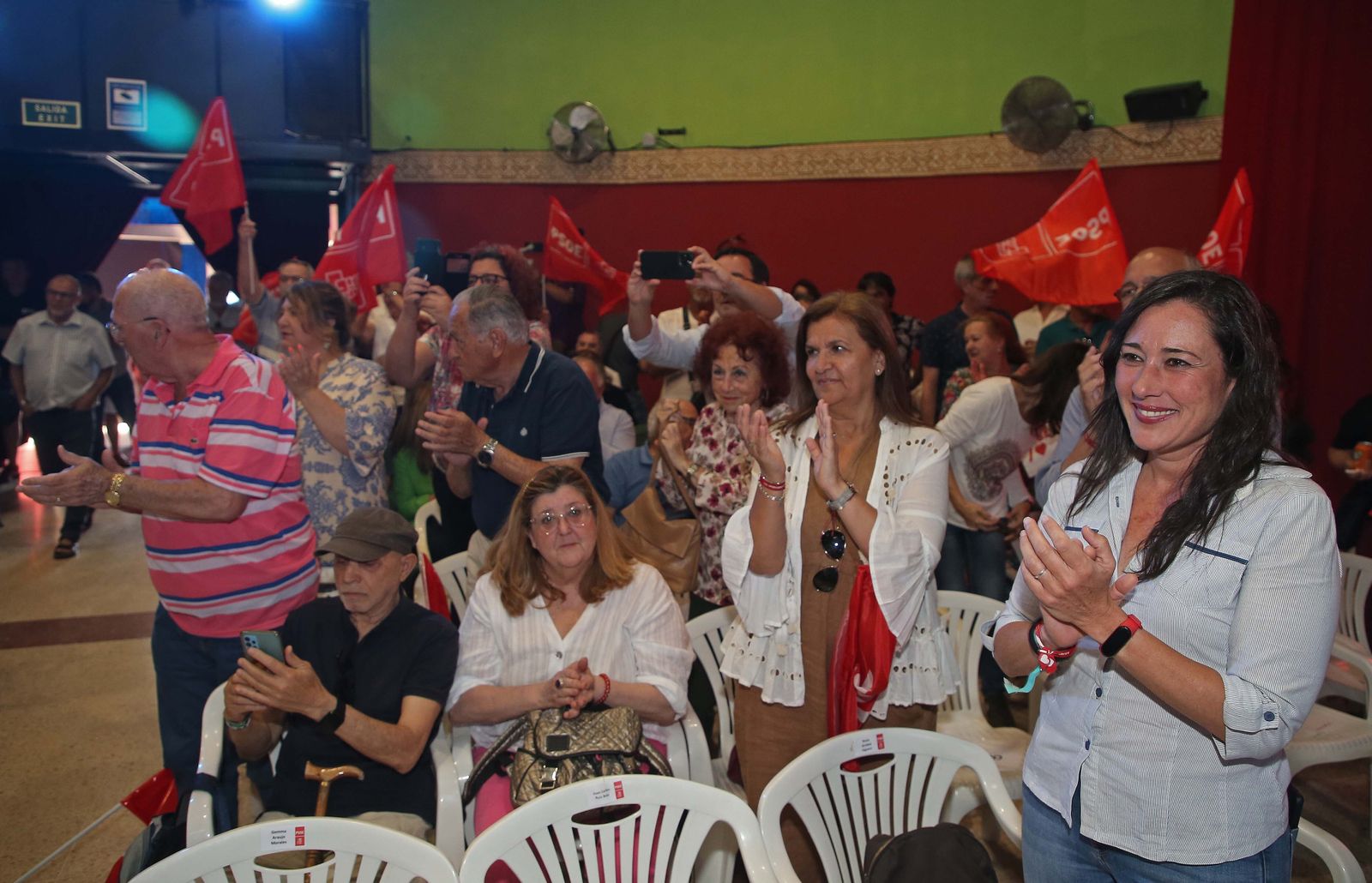 Fotos de la presentación de la candidatura de Gemma Araujo a la Alcaldía de La Línea