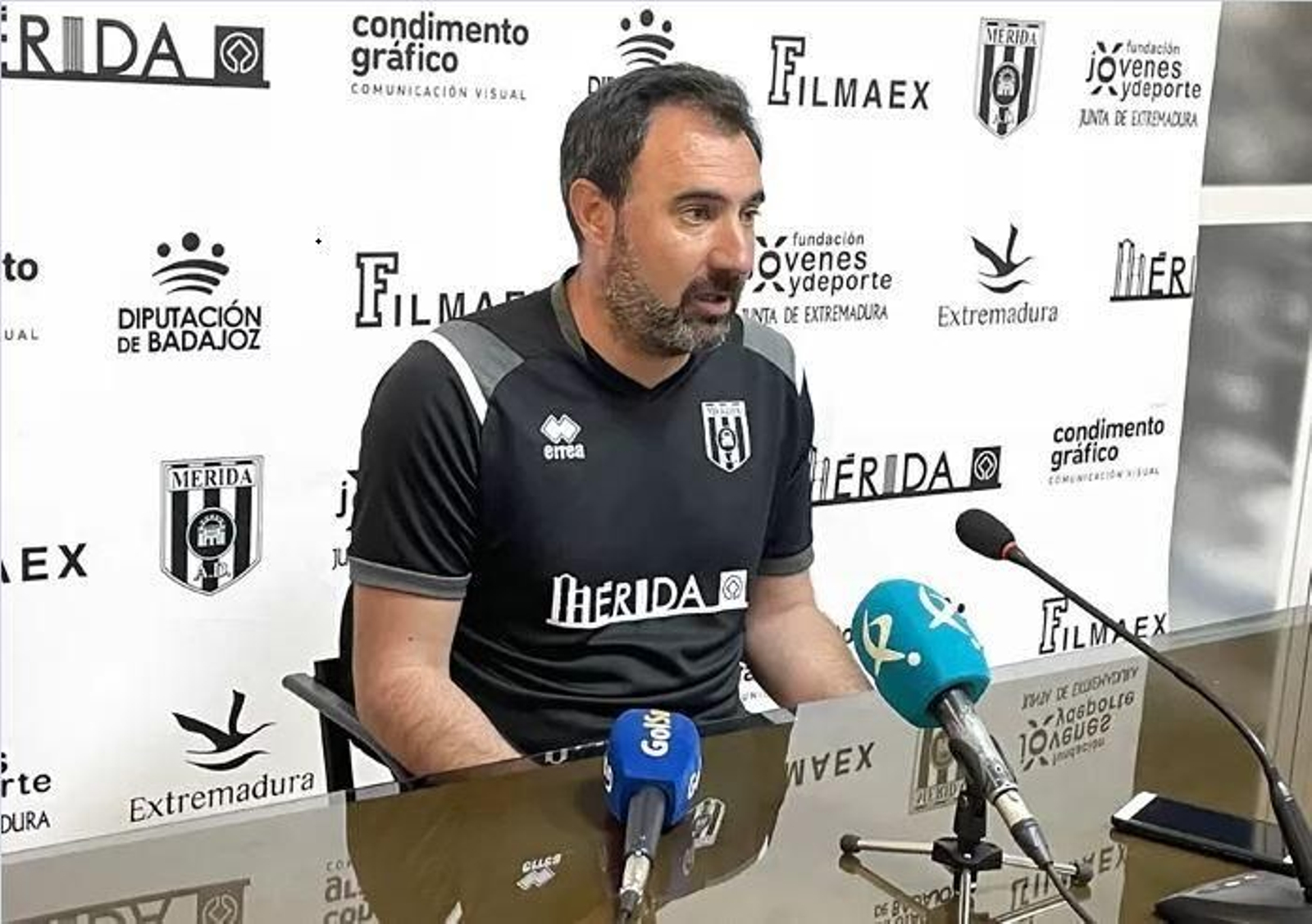 Juanma Barrero, entrenador del Mérida