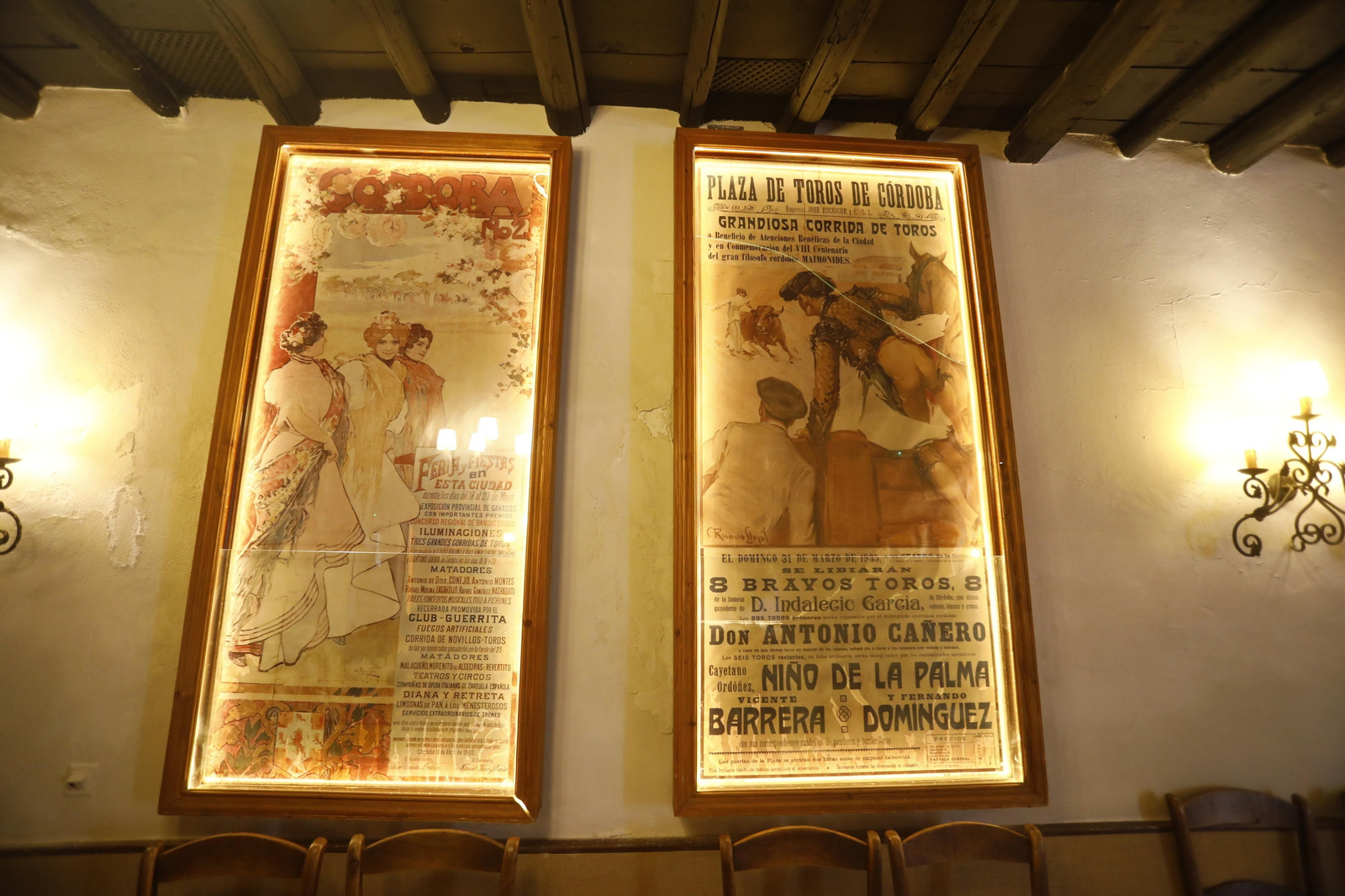 El restaurante de Córdoba que conserva el cartel de la última y mortal corrida que toreó Manolete