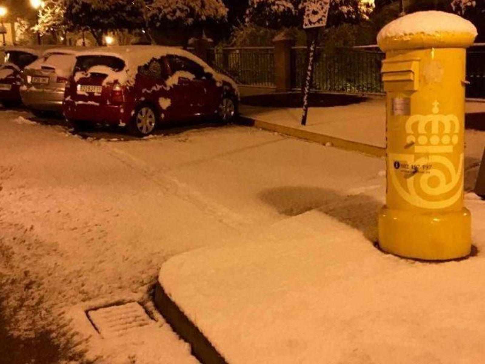 Imágenes de la nevada en la Sierra de Cádiz