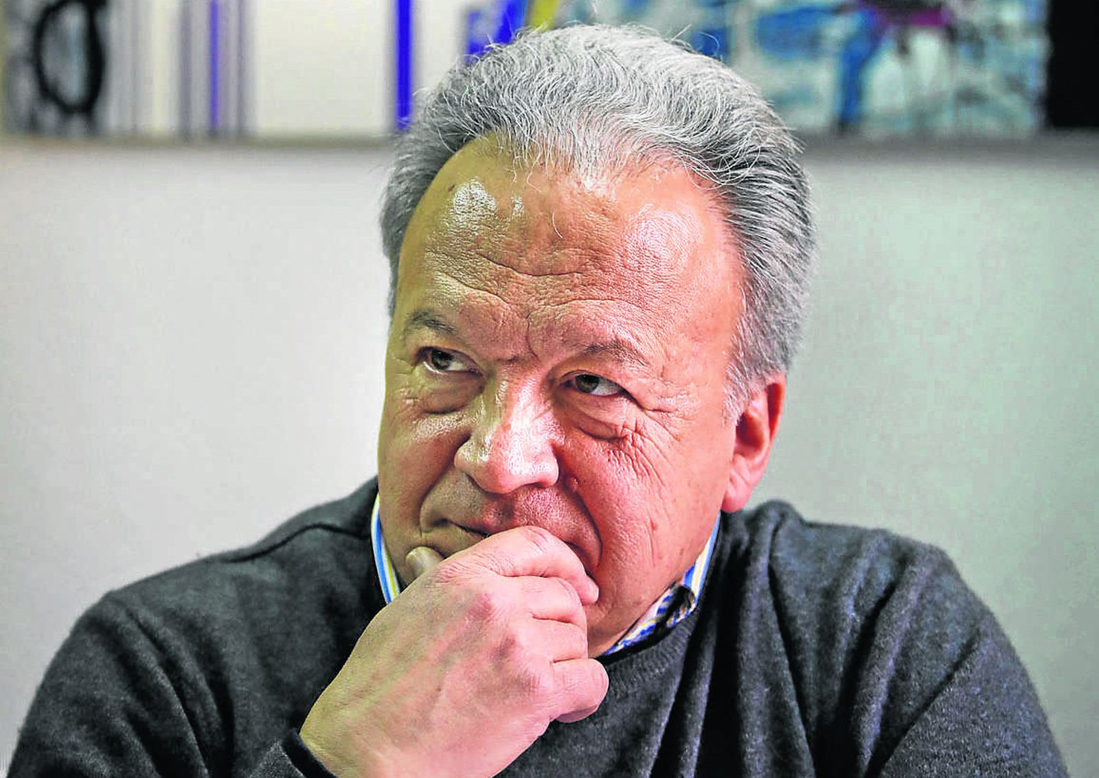 Pedro Pacheco, en una entrevista concedida el pasado mes de marzo.