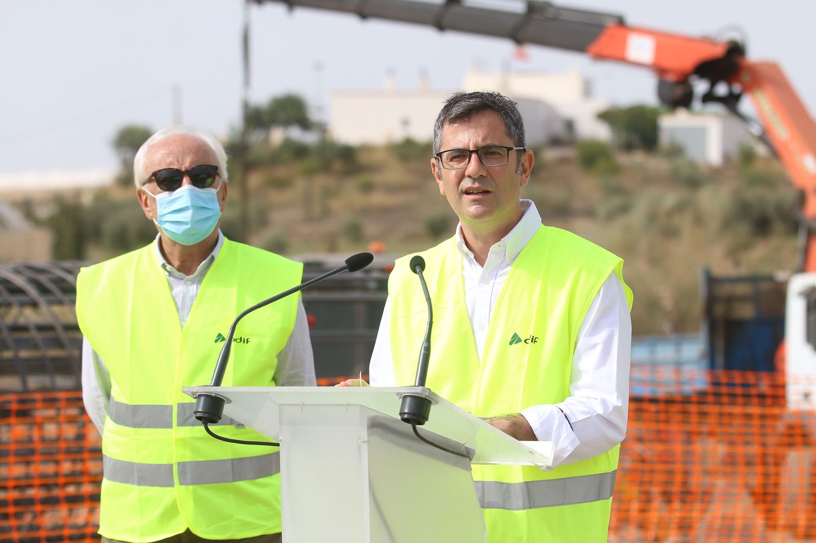 Fotogalería de la visita del ministro Félix Bolaños a las obras del AVE