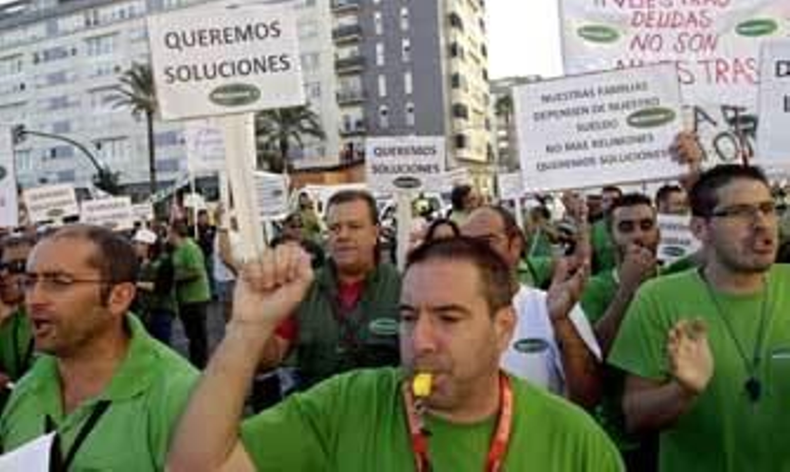 Imagen de archivo de una manifestación de los trabajadores de Procosur. /Lourdes de Vicente