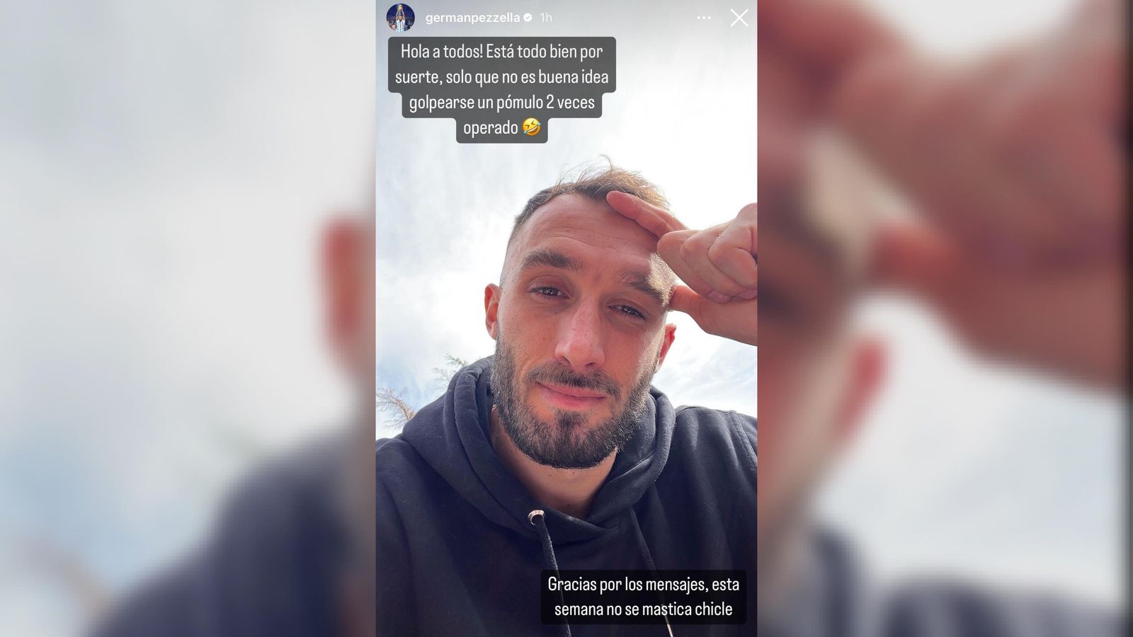 Pezzella, sin problemas físicos para jugar contra el Getafe.