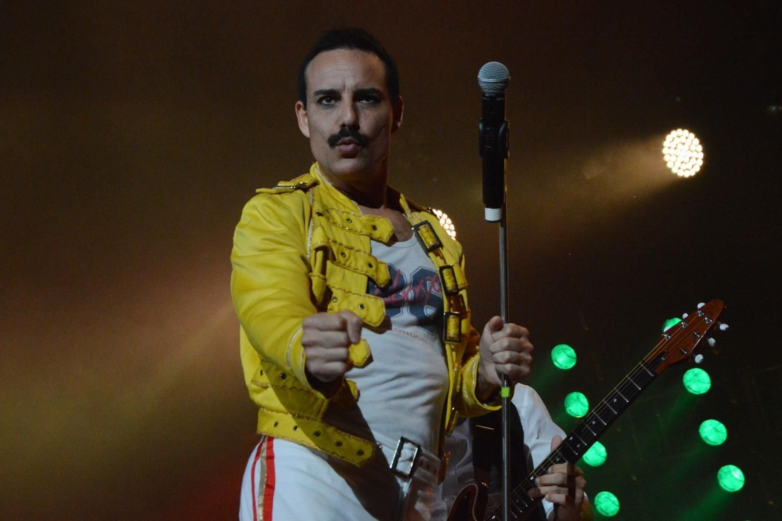 El argentino Pablo Padín, en la piel de Freddie Mercury.