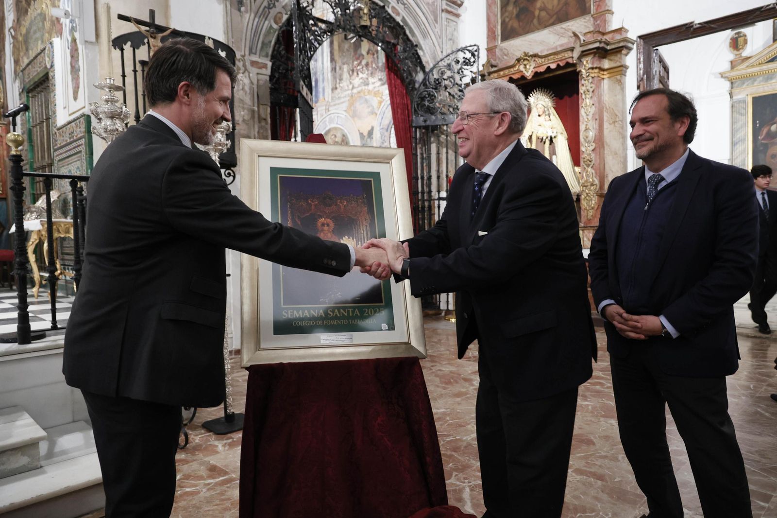 Presentación del cartel de Semana Santa del colegio Tabladilla