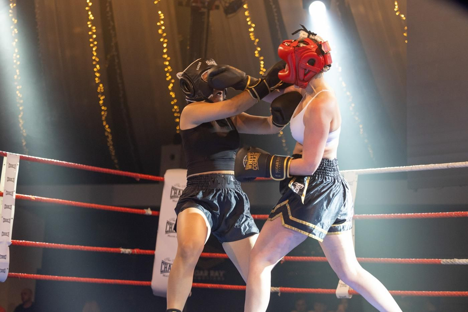 El boxeo solidario de la VI velada White Collar Boxing cautiva al público de Jaén