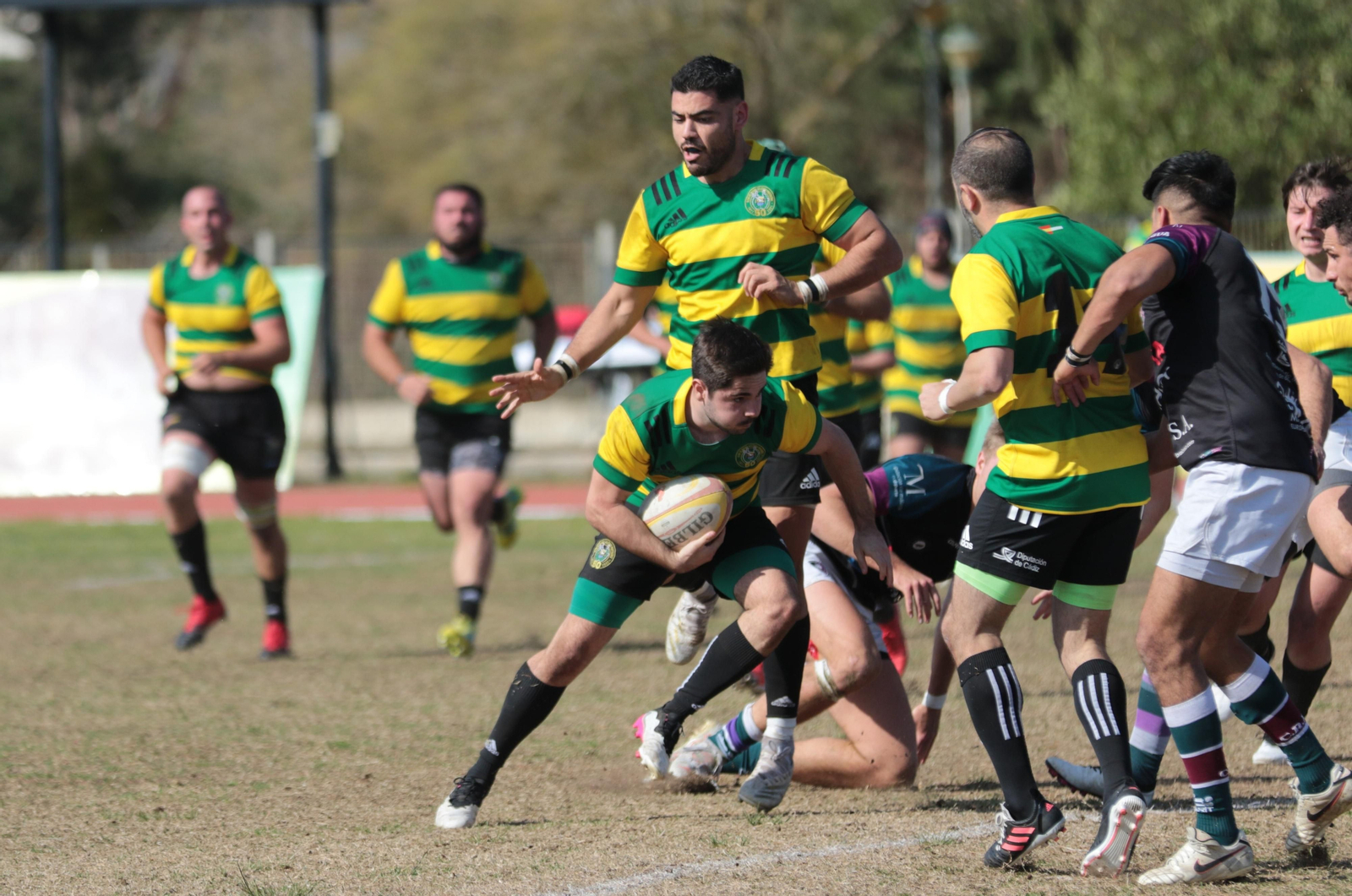 Una imagen del partido jugado la temporada pasada entre ambos equipos.