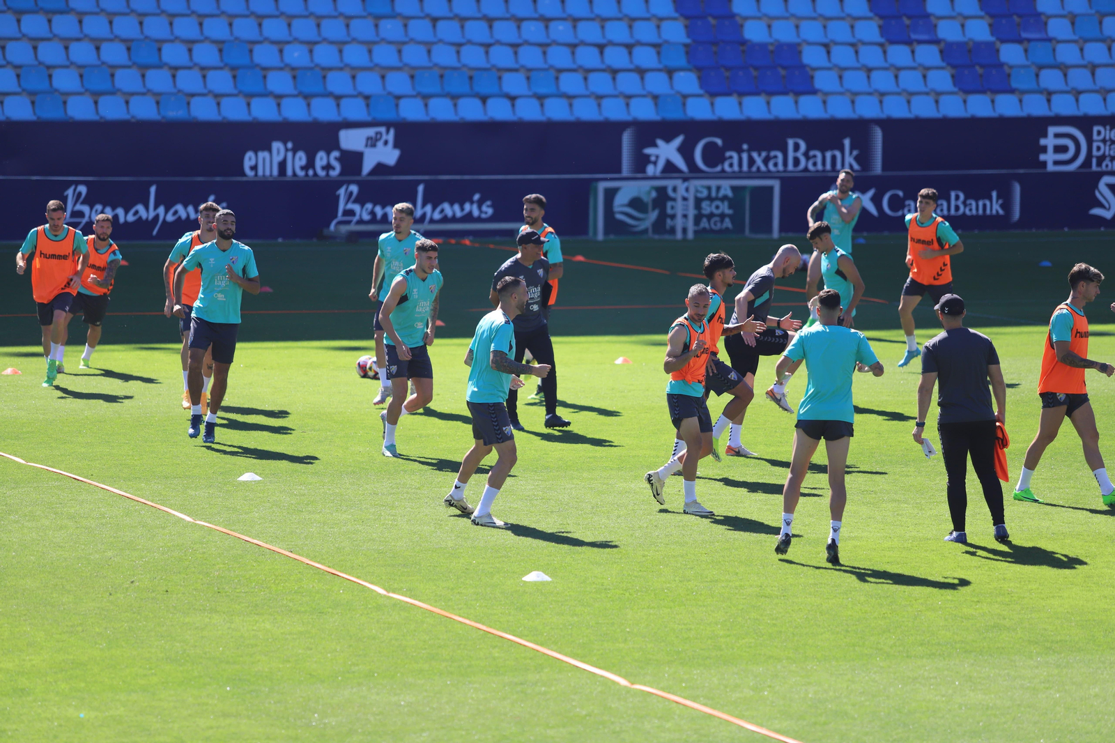 Las fotos del último entrenamiento del Málaga de la temporada