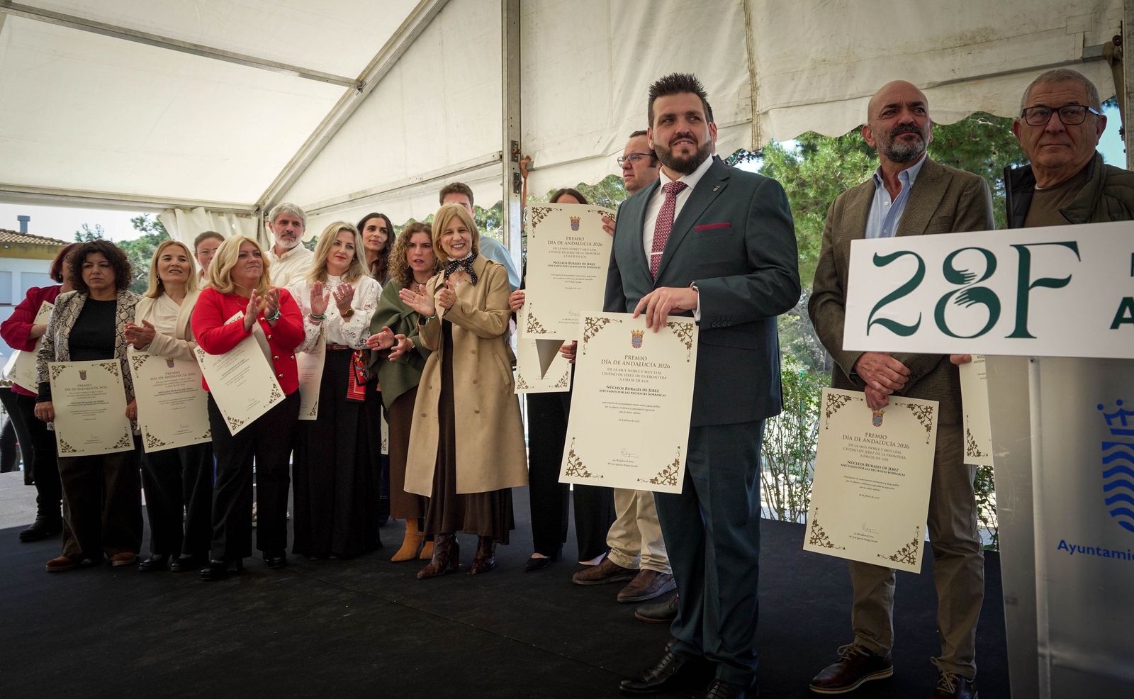 Imágenes de la entrega de Premios de Andalucía a los Núcleos Rurales de Jerez