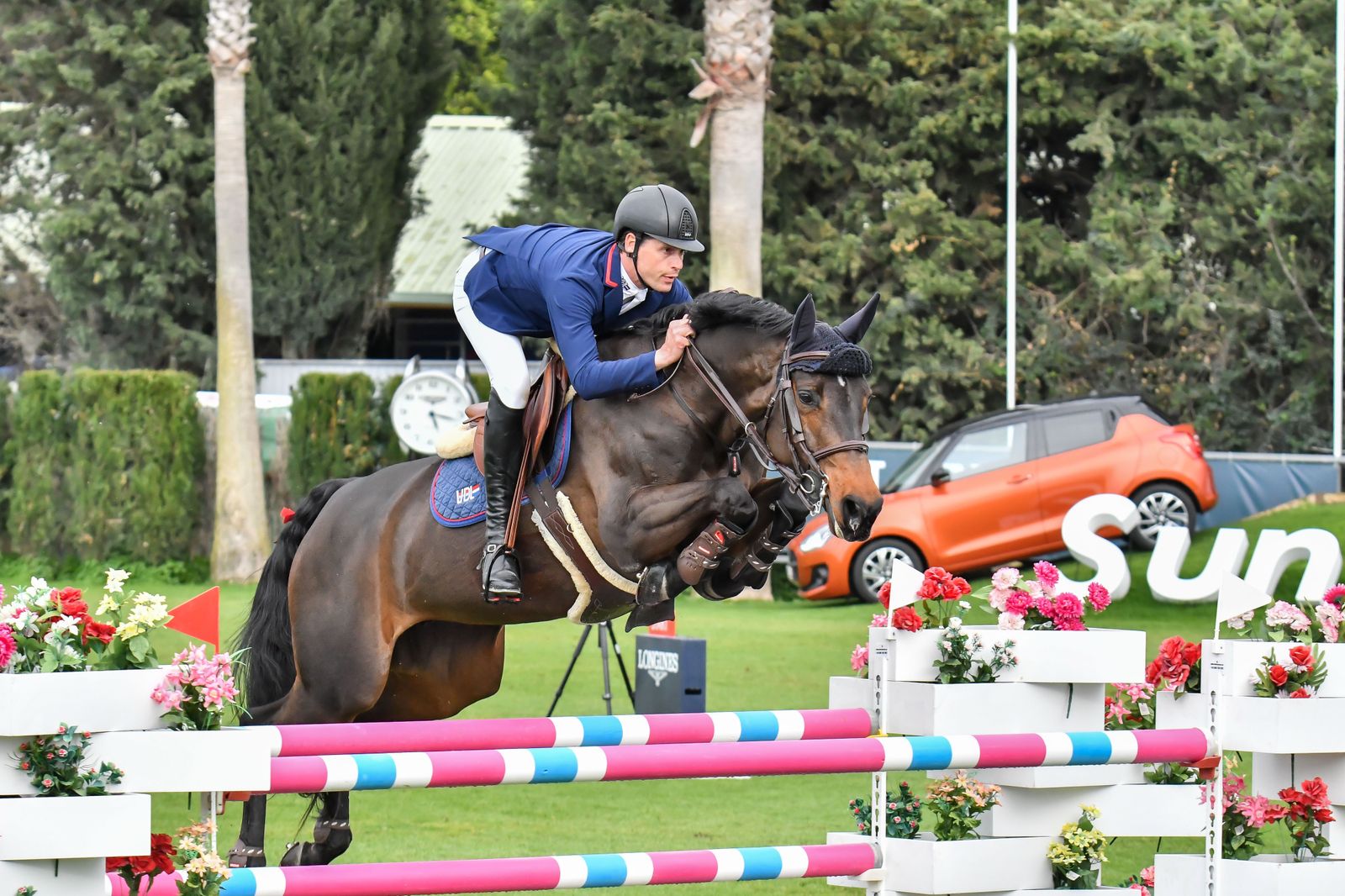 Leopold Van Asten en competición en Montemnedio.
