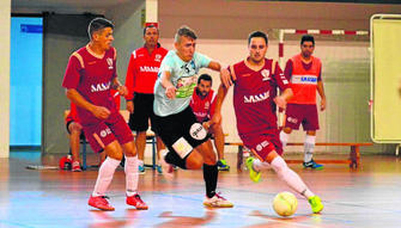 Lance del derbi cordobés entre el Itea y el Lucena, del año pasado.