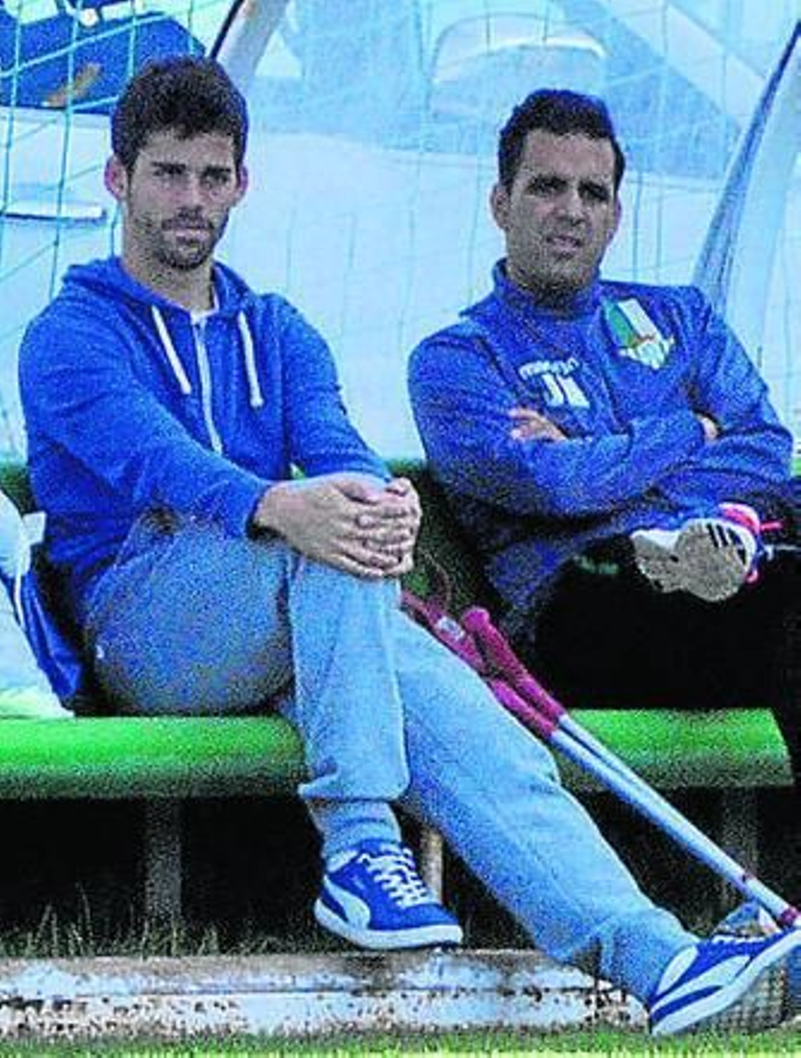 Caro, ayer en el entrenamiento.