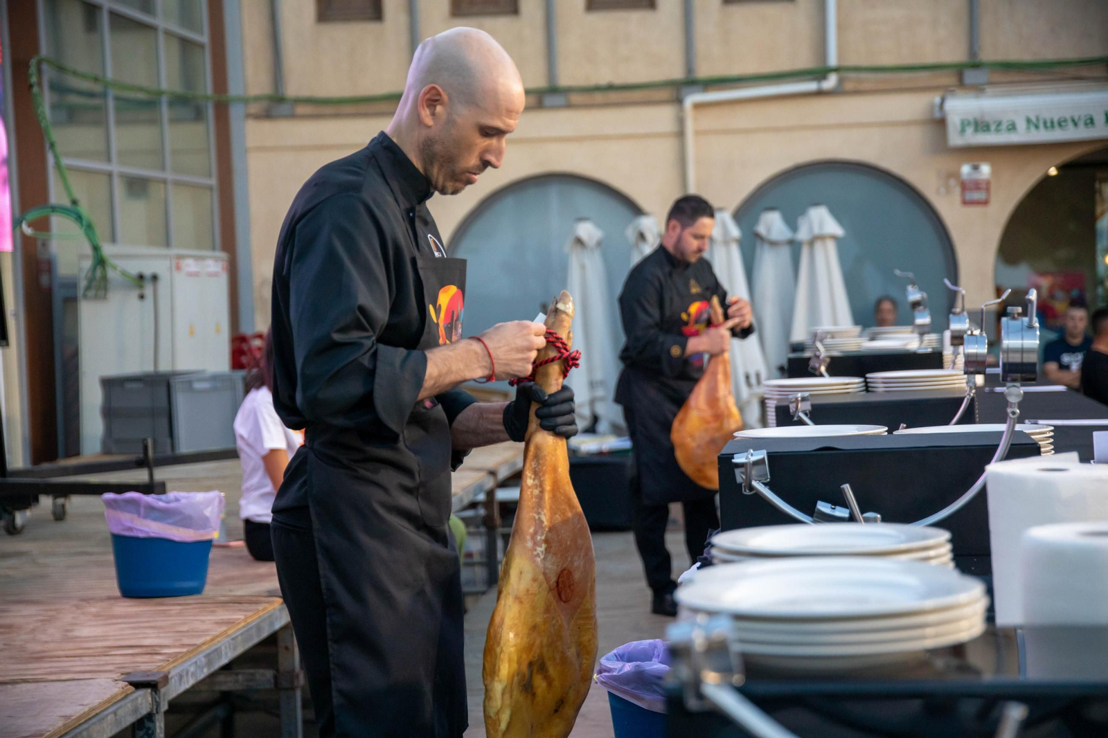 Concurso de cortadores de jamón en Serón, en imágenes